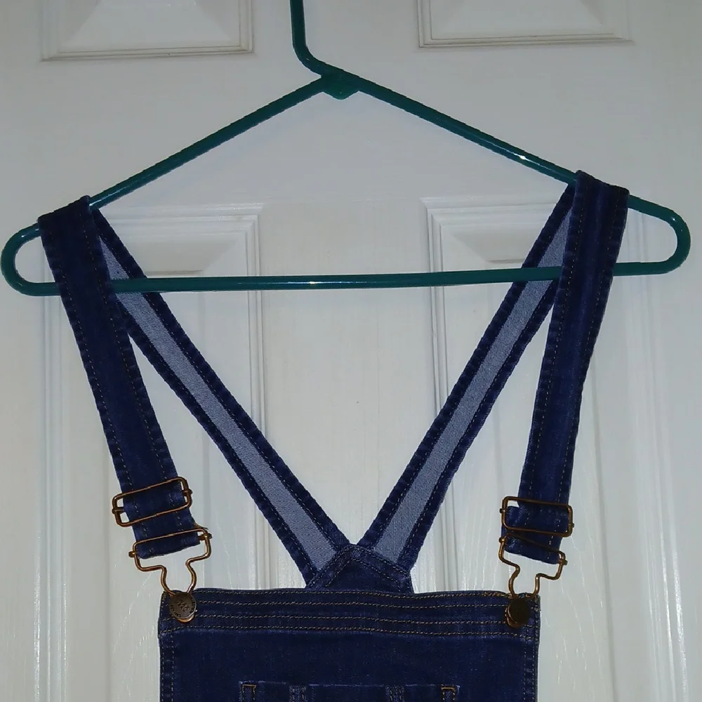 Wax Dark Blue Denim Overalls